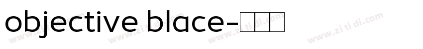 objective blace字体转换